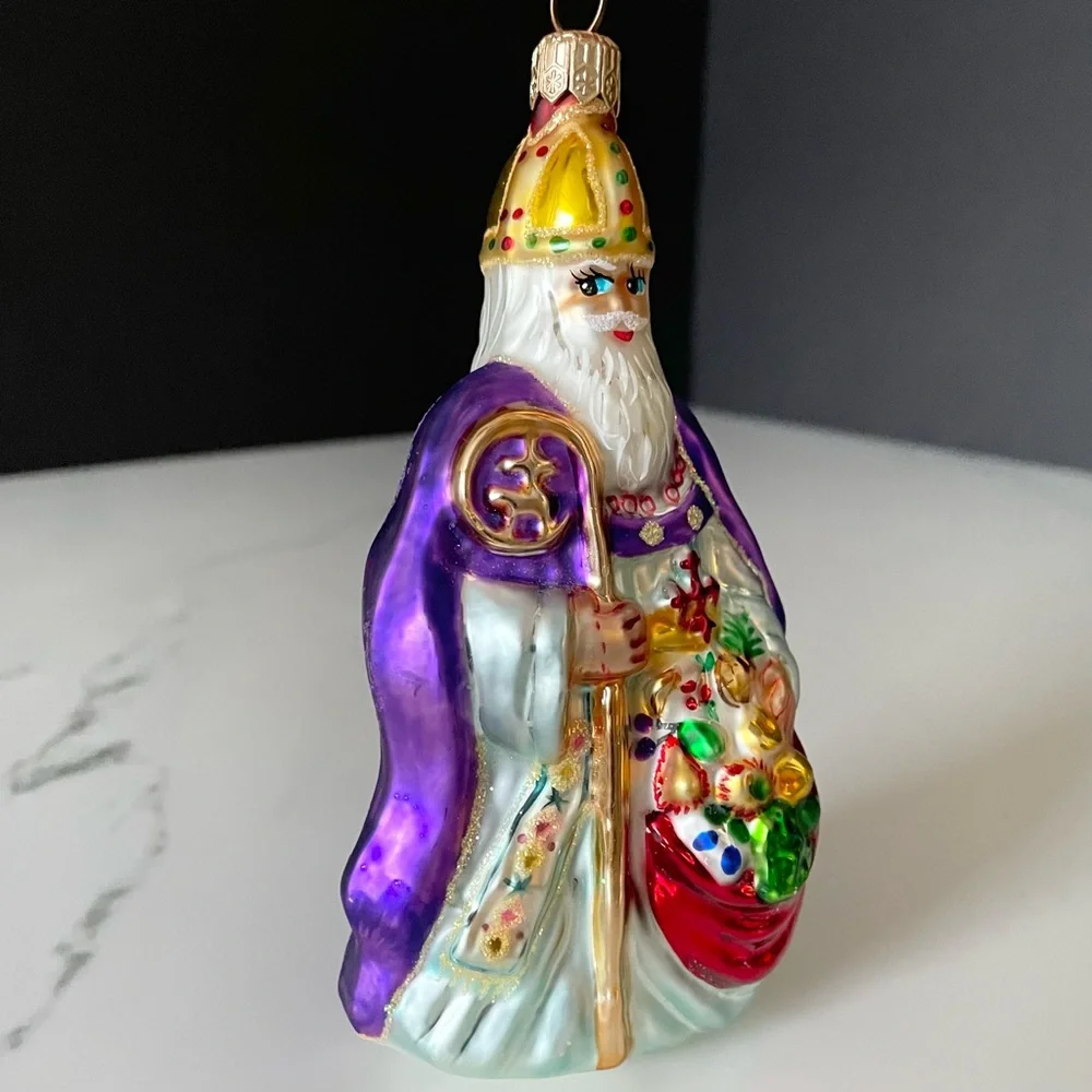 The Bishop Santa Ornament by Christopher Radko